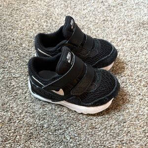 Nike Air Kids Black and White Sneakers